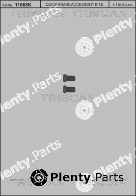 Triscan 8105116009 — Screw Set, brake disc