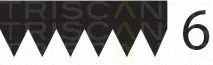 Triscan 8640601600 — V-Ribbed Belt