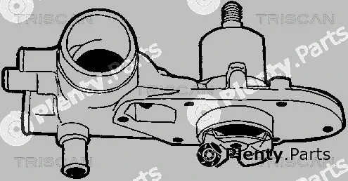 Triscan 860028001 — Water Pump, engine cooling