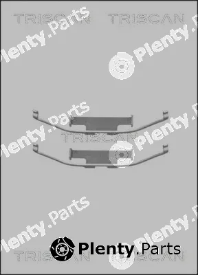 Triscan 8105111572 — Accessory Kit, disc brake pad