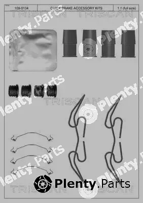 Triscan 8105291633 — Accessory Kit, disc brake pad