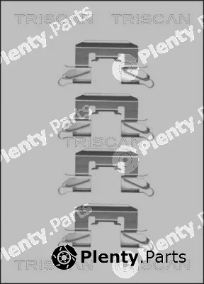 Triscan 8105101658 — Accessory Kit, disc brake pad