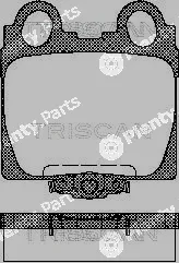 Triscan 811013042 — Brake Pad Set, disc brake