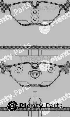Triscan 811065002 — Brake Pad Set, disc brake