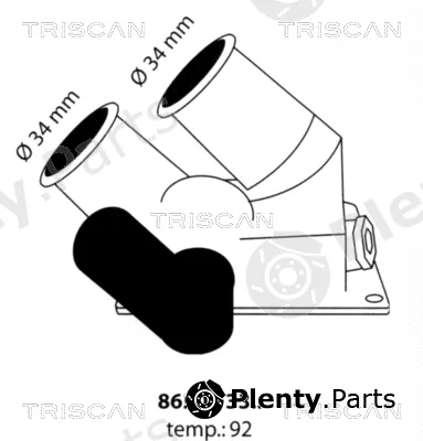 Triscan 862013392 — Thermostat, coolant