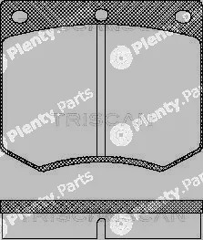 Triscan 811016229 — Brake Pad Set, disc brake
