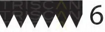 Triscan 8640601245 — V-Ribbed Belt