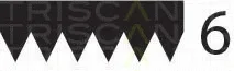 Triscan 8640601708 — V-Ribbed Belt