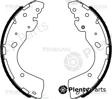 Triscan 810014012 — Brake Shoe Set