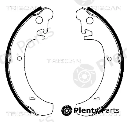 Triscan 810070442 — Brake Shoe Set