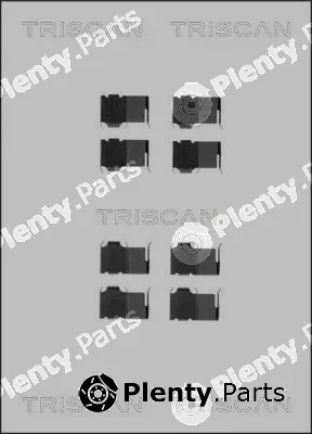 Triscan 8105101522 — Accessory Kit, disc brake pad