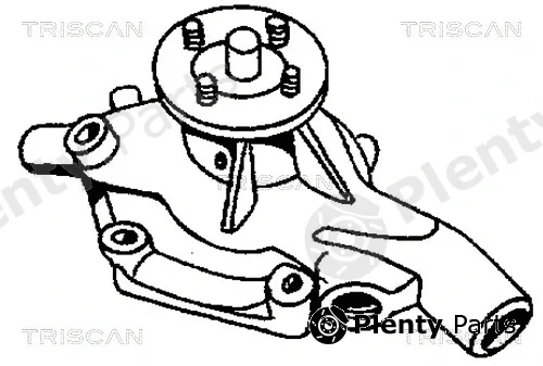 Triscan 860041003 — Water Pump, engine cooling