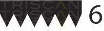 Triscan 8640601633 — V-Ribbed Belt