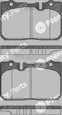 Triscan 811013038 — Brake Pad Set, disc brake