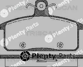 Triscan 811069012 — Brake Pad Set, disc brake