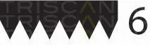 Triscan 8640601463 — V-Ribbed Belt