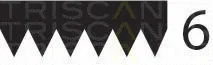 Triscan 8640601753 — V-Ribbed Belt