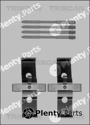 Triscan 8105291614 — Accessory Kit, disc brake pad