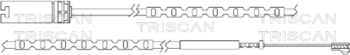 Triscan 811517021 — Warning Contact, brake pad wear
