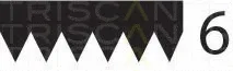 Triscan 8640601340 — V-Ribbed Belt