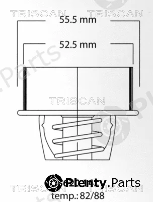 Triscan 86201482 — Thermostat, coolant