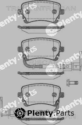 Triscan 811029041 — Brake Pad Set, disc brake