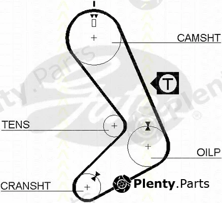 Triscan 86455131 — Timing Belt