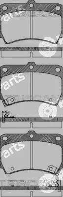 Triscan 811050965 — Brake Pad Set, disc brake