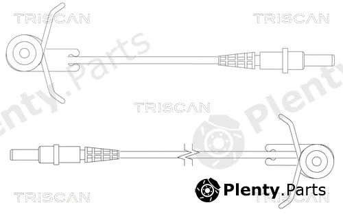 Triscan 811510004 — Warning Contact, brake pad wear