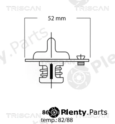 Triscan 862011682 — Thermostat, coolant