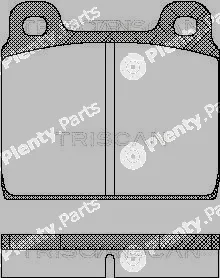 Triscan 811010203 — Brake Pad Set, disc brake