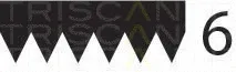 Triscan 8640601670 — V-Ribbed Belt