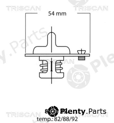 Triscan 86202982 — Thermostat, coolant