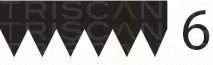 Triscan 8640601438 — V-Ribbed Belt