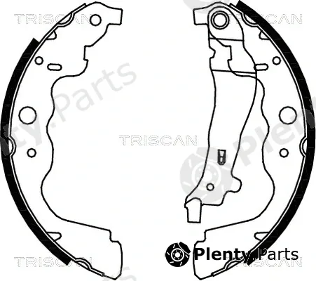 Triscan 810025004 — Brake Shoe Set