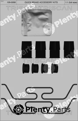 Triscan 8105101678 — Accessory Kit, disc brake pad