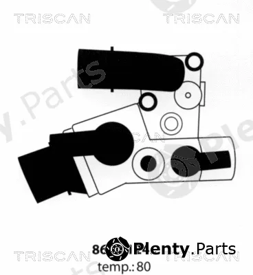 Triscan 862012480 — Thermostat, coolant