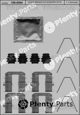 Triscan 8105431651 — Accessory Kit, disc brake pad