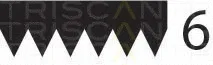 Triscan 8640601250 — V-Ribbed Belt