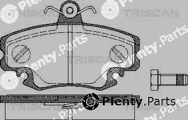 Triscan 811025010 — Brake Pad Set, disc brake