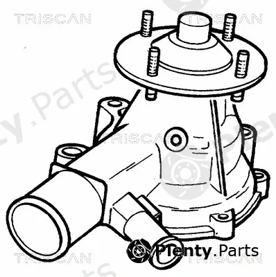 Triscan 860013129 — Water Pump, engine cooling
