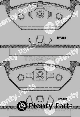 Triscan 811029019 — Brake Pad Set, disc brake