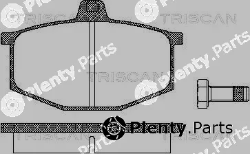 Triscan 811025754 — Brake Pad Set, disc brake