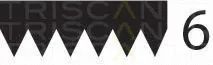 Triscan 8640602625 — V-Ribbed Belt