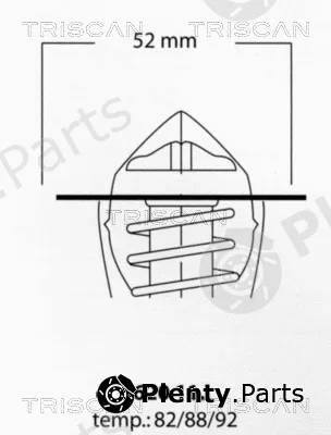 Triscan 86201182 — Thermostat, coolant