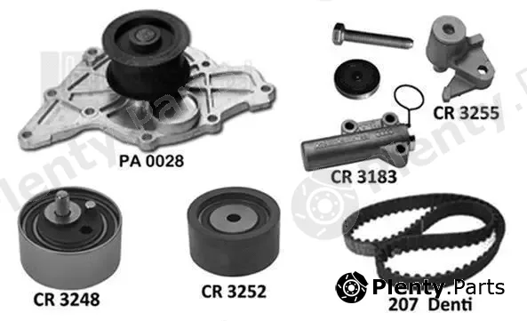 Bugatti KBU5115D — Water Pump & Timing Belt Kit