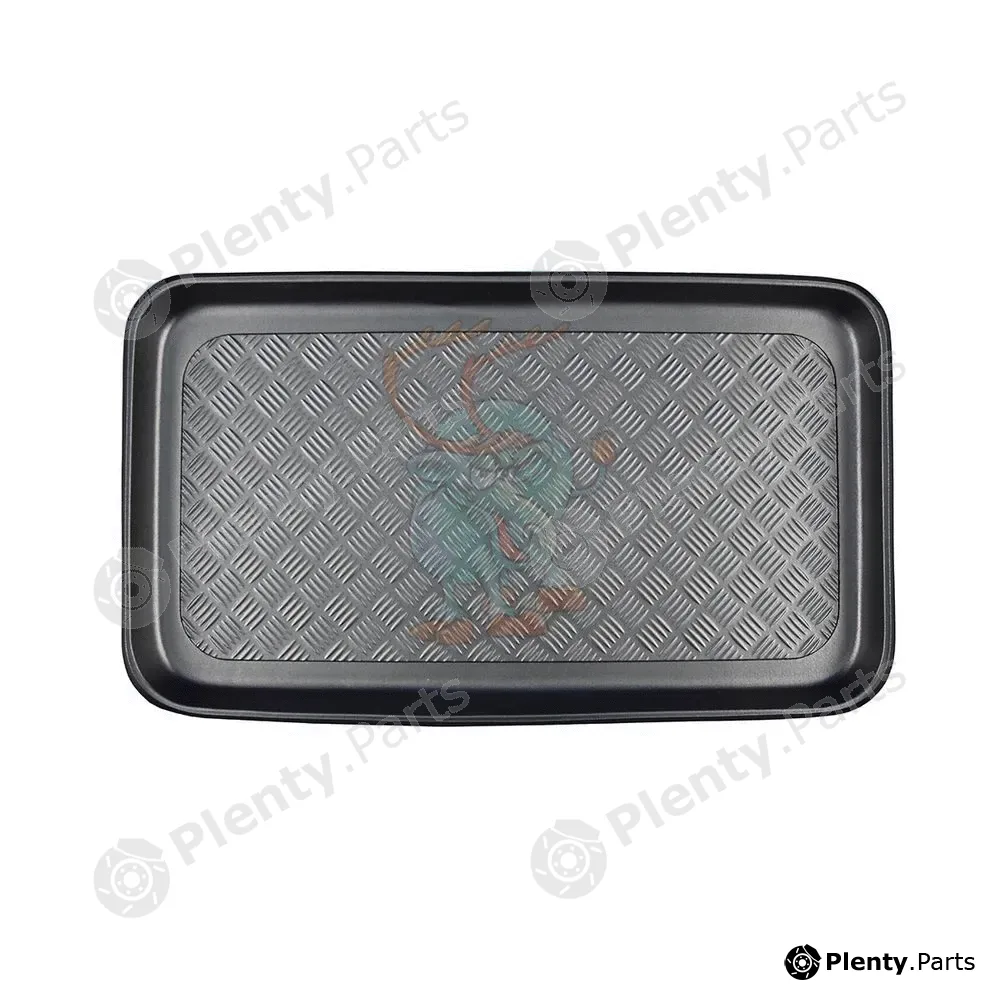Rensi 40001 — Boot Liner/cargo liner Universal Schalenmatte 50 x 90 cm, 6 cm hoher Rand, schwarz