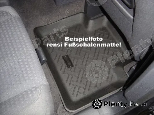 Rensi 111-1 — Footwell Tray rensi-Fußschalenmatte anthrazit