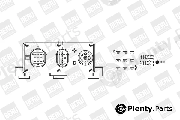 BorgWarner (BERU) GR063 — Relay, glow plug system