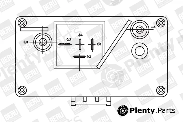 BorgWarner (BERU) GR066 — Relay, glow plug system